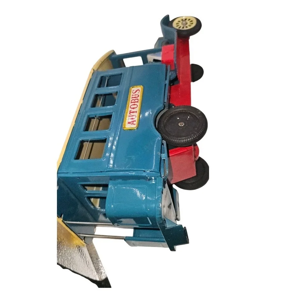 Vintage Cragstan Tin Old Timer Autobus‎ Toy Vintage 1960s Made In Japan GUC